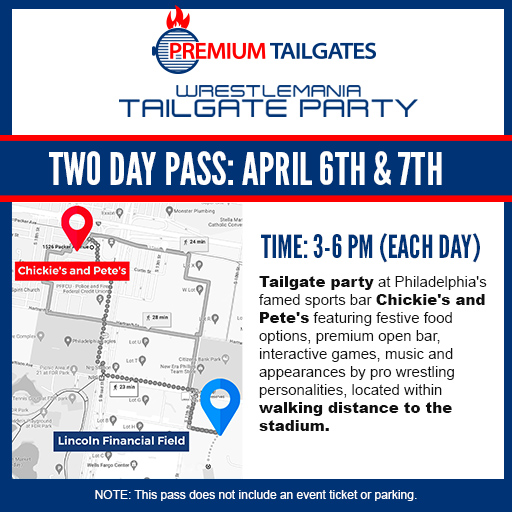 Chickie's & Pete's - South Philadelphia Tailgate - 3 Seating Chart